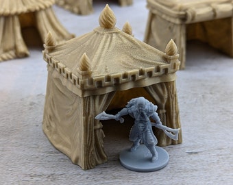 Kleines Zelt (Variante A) | Empire of Scorching Sands 15 mm/28 mm/32 mm Wüsten Gelände für D&D, Wargames, Tabletop Gaming