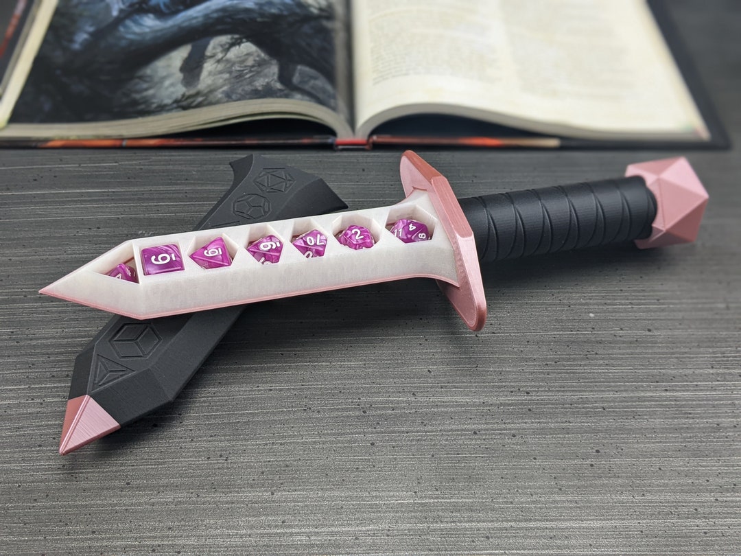 Customizable Dice Holding Dagger Storage for 2 Sets of TTRPG Etsy