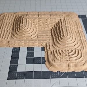 Desert Dune Ridge Set: Sand Terrain for D&D and other tabletop games