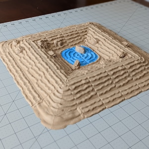 Desert Oasis Set: Sand Terrain for D&D and other tabletop games