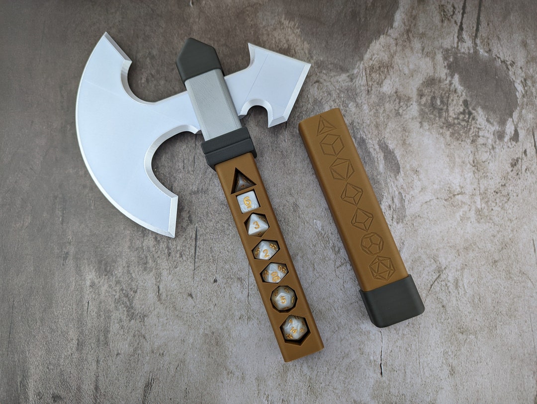 Dice Holding Axe Customizable Dice Vault for a 7die Set of Etsy