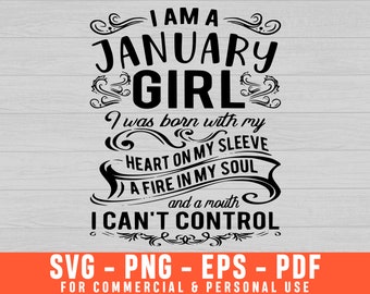 Download January Birthday Svg Etsy