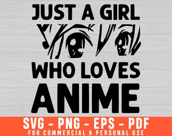 Download Anime Girl Svg Etsy