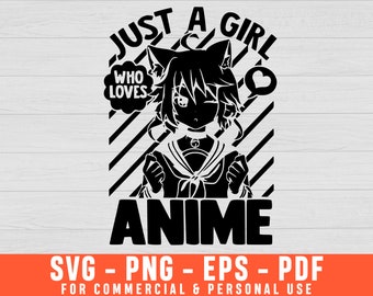 Download Anime Girl Svg Etsy