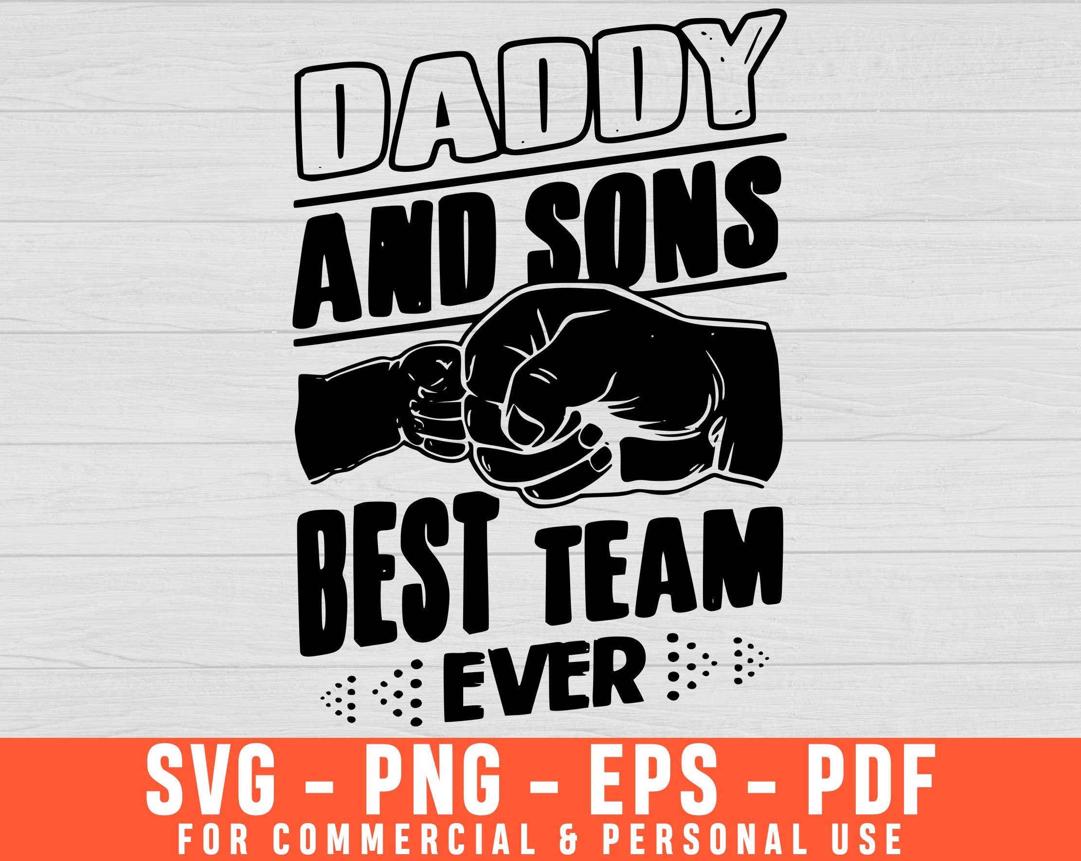 Download Daddy And Sons Best Team Ever Svg Papa Svg Daddy Svg | Etsy
