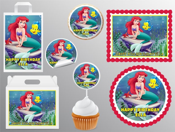 Coca-Cola Edible Birthday Party Cake Topper Plastic Cupcake Picks