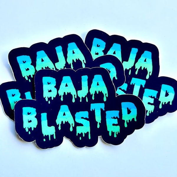 Baja Blasted Taco Bell Sticker