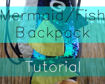 Mermaid/Fish Backpack Pattern