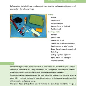 Animal Backpack Tutorial + Pattern image 3