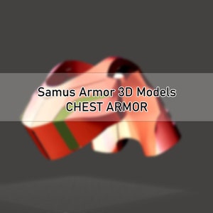 Adjustable Samus Armor 3D model for Cosplay - Chest Armor