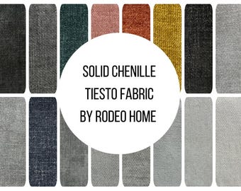 Tiesto Fabric | Solid Chenille Fabric | Drapery & Curtain Fabric and Upholstery Fabric