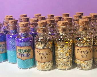 Mermaid Wishes and Pirate Potion / Pirate's Gold / Disney Cruise FE / Fish Extender Gift / Ariel Party Favors / The Little Mermaid