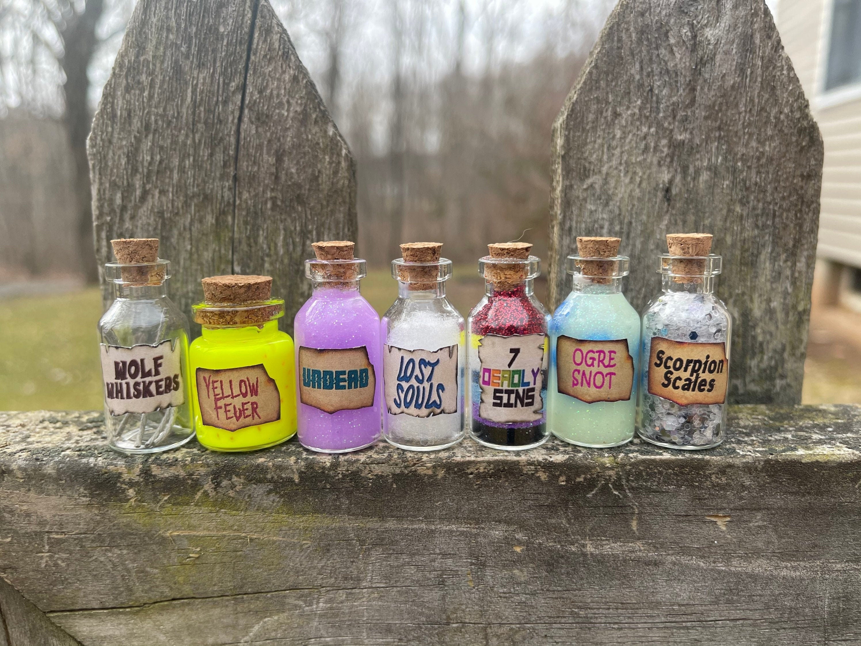 Magic Potion Set / Potions for Kids / Halloween Apothecary Etsy