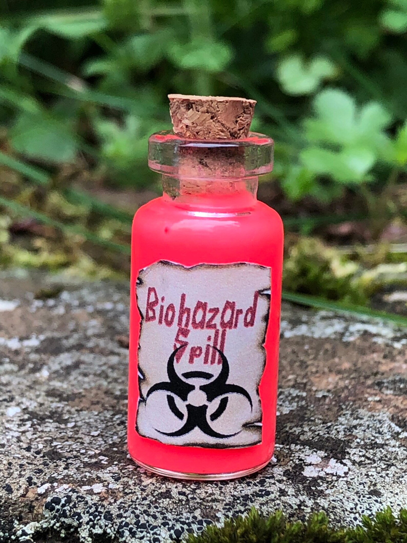 Zombie Potions / Biohazard Bottle / Healing Potion / Zombie Etsy