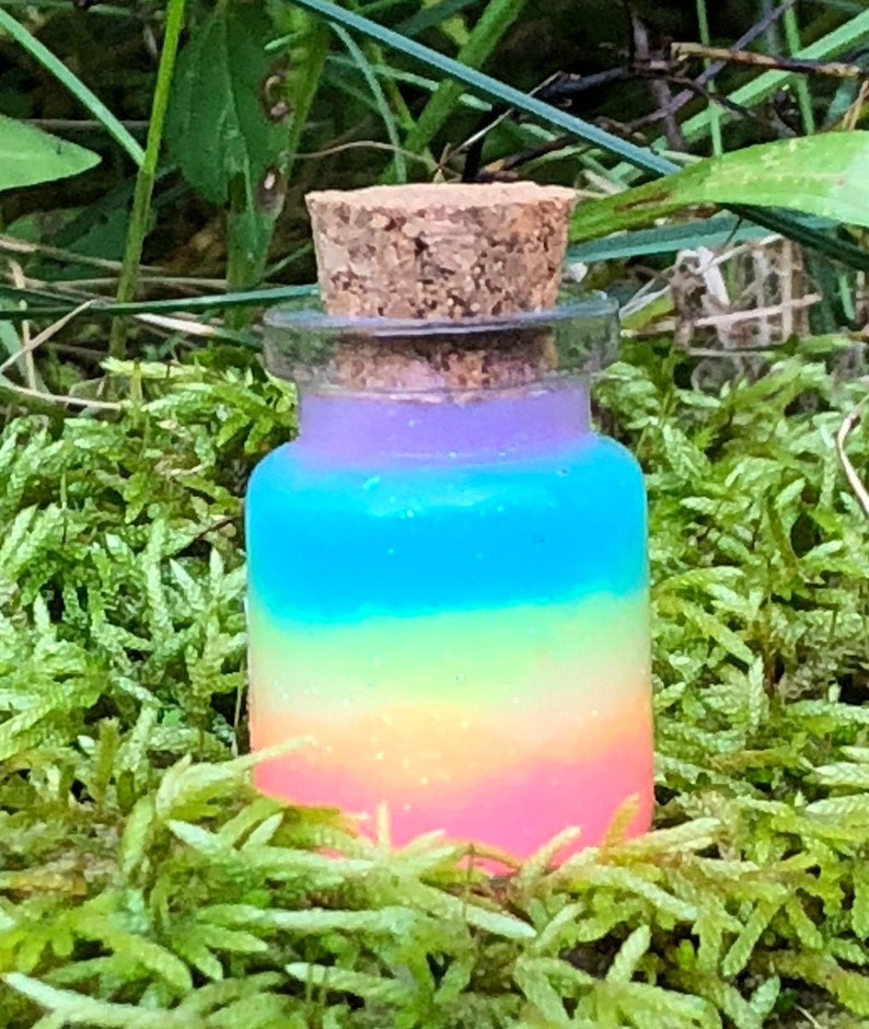 Miniature Magic Potions / Flower Power / Rainbow Potions / | Etsy