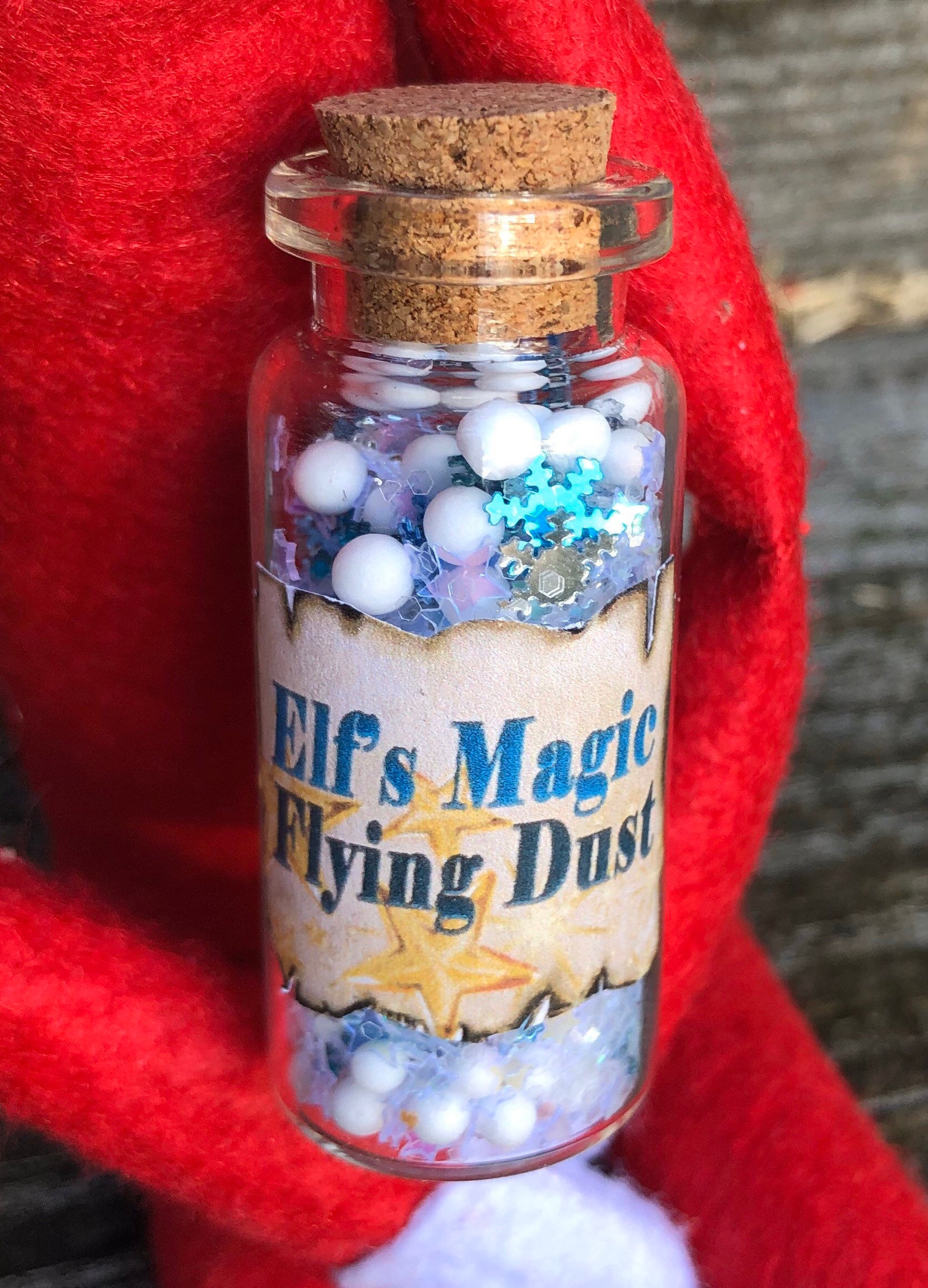 Elf Flying Dust / Elf Magic Potion / Christmas Healing Potions Etsy