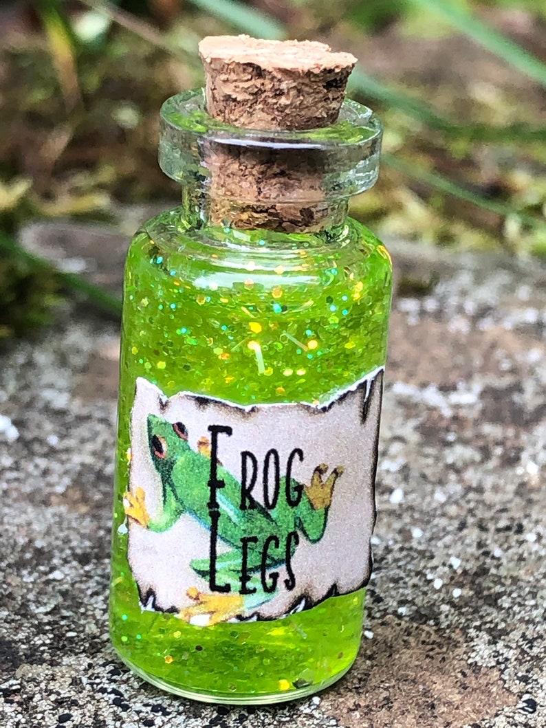 Magic Potion Bottles / Miniature Halloween Potions / Ogre Snot Etsy