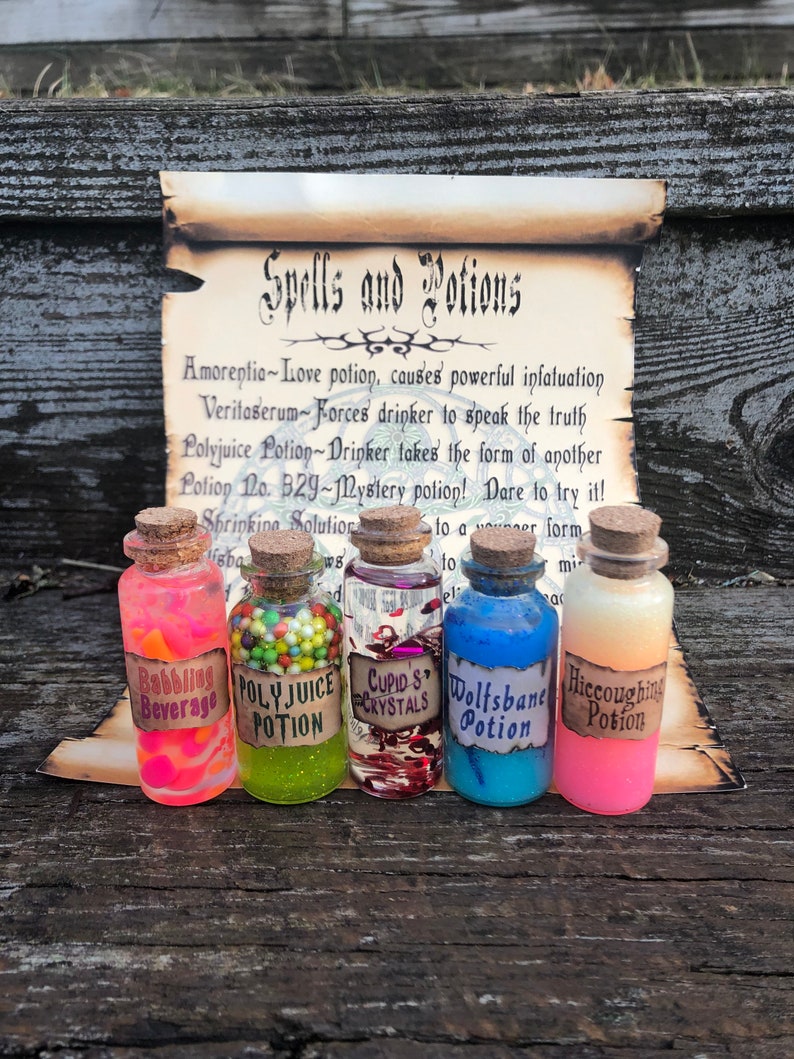 Make Your Own Potions / Halloween Party / Potions for Kids / Etsy