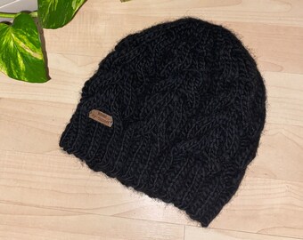 Hand Knit Double Twist Cable Hat - Customizable