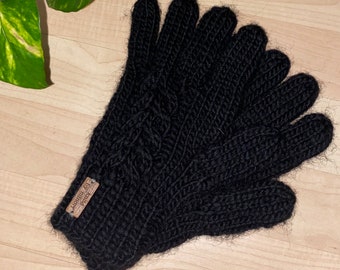 Hand Knit Double Twist Cable Gloves - Customizable