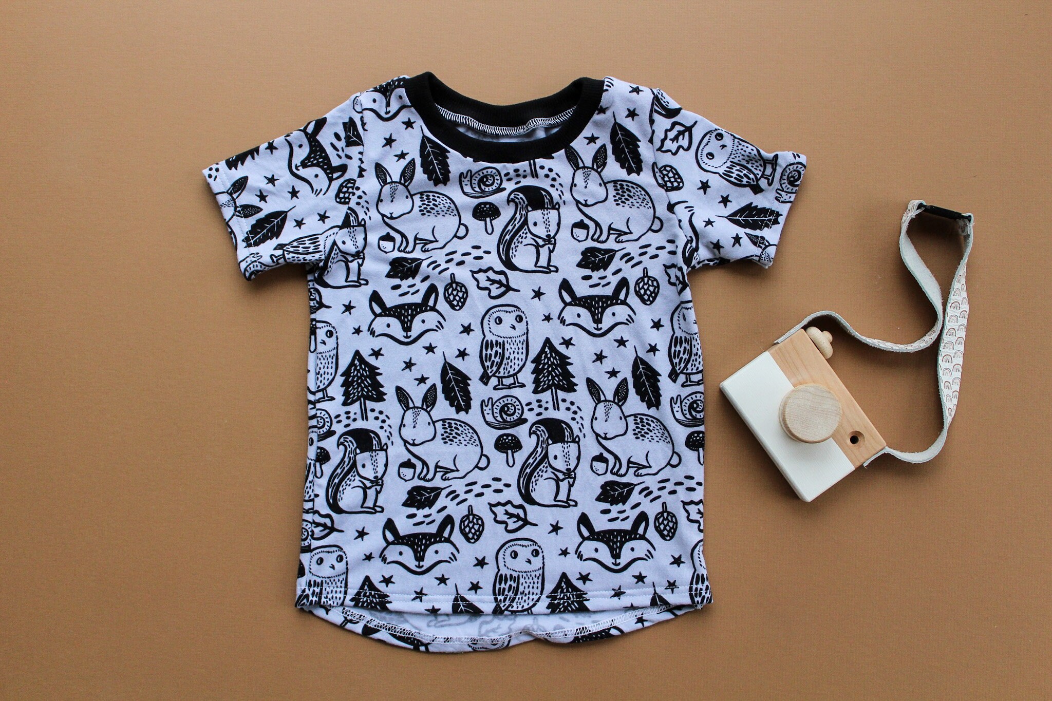 Toddler woodland animals top, toddler pullover, animal shirt,  summer…
