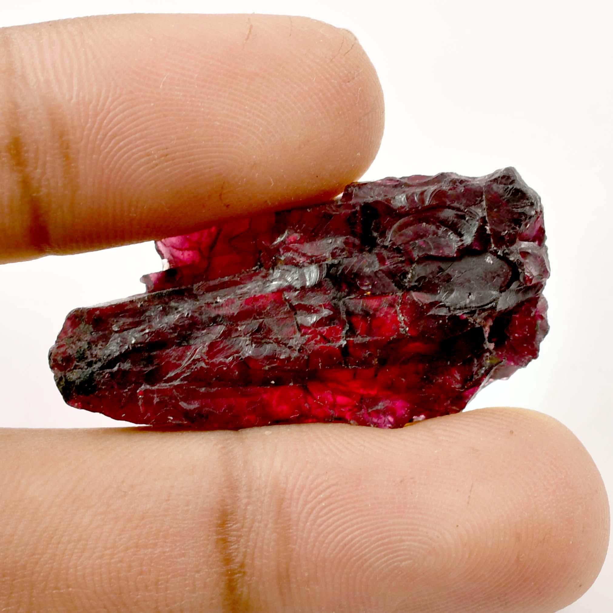 Painite Rarity 89.40 Ct Very Rare Natural Burmese Red Painite Rough Unheated Facet ...