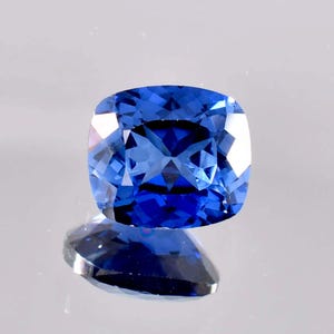 9.60 Ct Natural Blue Ceylon Sapphire Cushion Cut Loose Gemstone GIT Certified 11x12MM, AAA+ Top Quality Sapphire, Ring & Jewelry Making Gems