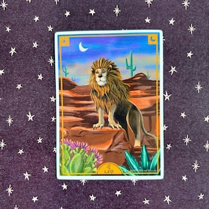 Dierenriem Leo vinylsticker