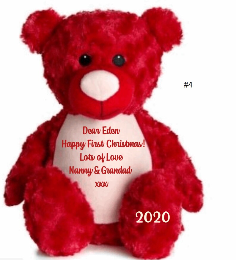 first christmas teddy bear