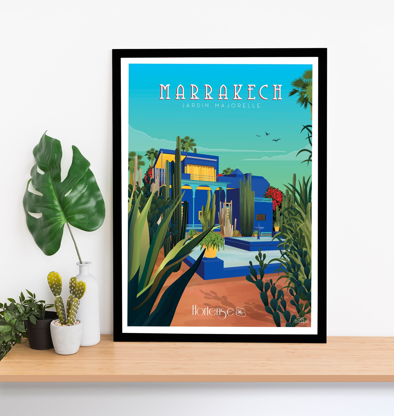 Affiche Publicitaire Vintage – Déco Murale Signée – Thème équin (Ref. 3252)