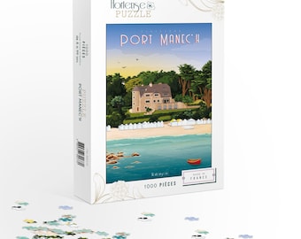 Puzzle Port Manech – Finistère 1000 pieces - Hortense
