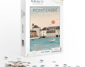 Puzzle Pont l'Abbé – Pays Bigouden 1000 pieces - Hortense