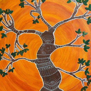 Carte vierge arbre de vie 5 x 7