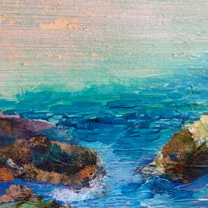 Au bord de la mer 5 x 7 carte vierge