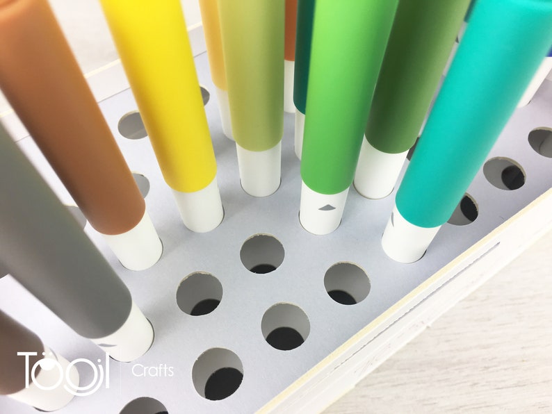 Download DIY Template Cricut Pen Storage Printable Make At Home SVG ...