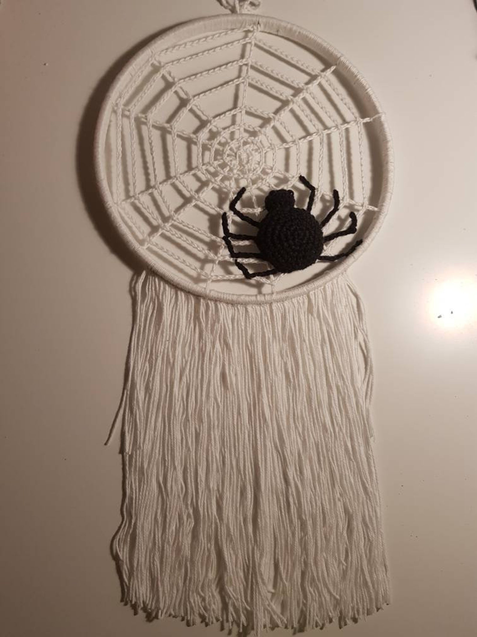 Spider in Spiderweb Dreamcatcher - Etsy