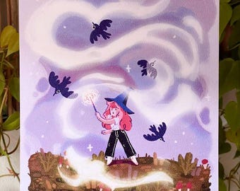 Wizarding Practice Art Print 8x10