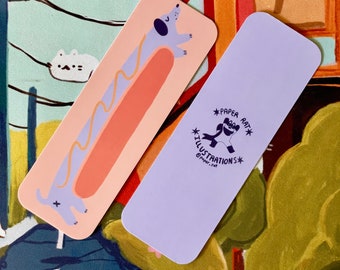 Marcapáginas Hawt Dawg / Weenie Dog / Accesorios de lectura