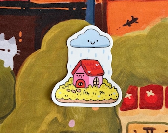 Grumpy House Matte Weatherproof Vinyl Decal Sticker