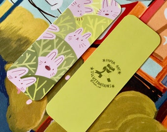 Silly Buns Bookmark  | Cute Rabbit Art | Reading Accessories