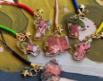Mini Mystery Phone Charms | Acrylic | 6 Designs