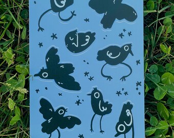 Hoja de pegatinas de Kip the Bird