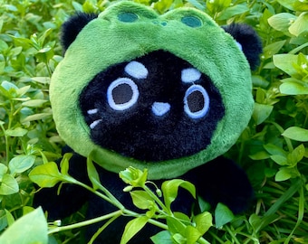 Peluche de rana el gato