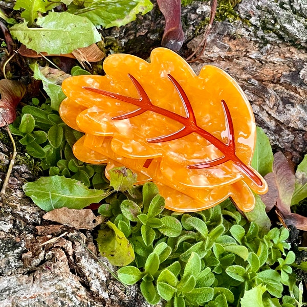 Autumn Leaf Claw Clip | Hair Claw Clip | Fall-Themed Hair Accessories