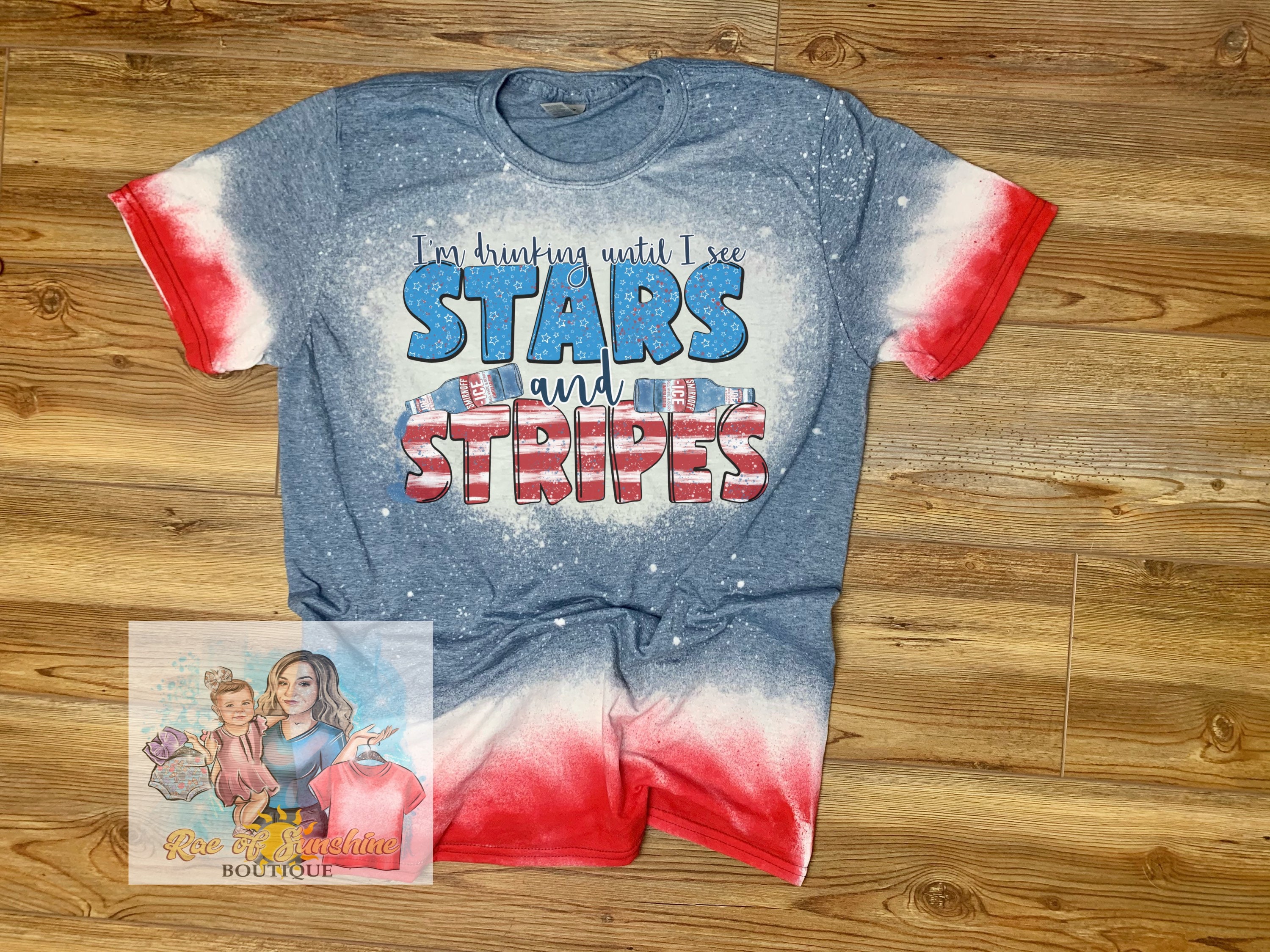 bleached fourth of july shirts