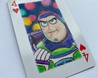 CUSTOM Hand Drawn Playing Card