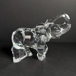 Baccarat elephant figurine - Etsy 日本