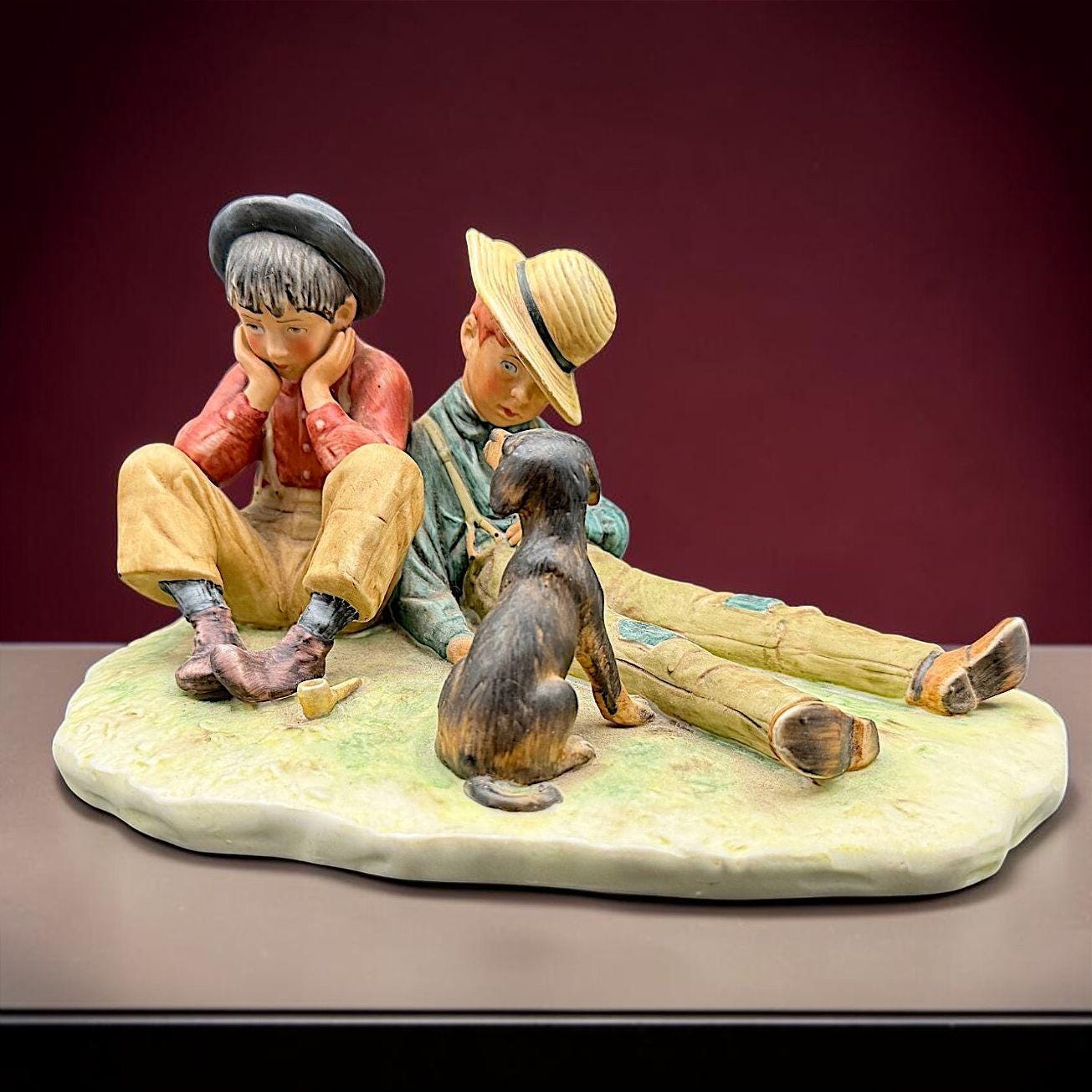 Norman rockwell dog - Etsy 日本