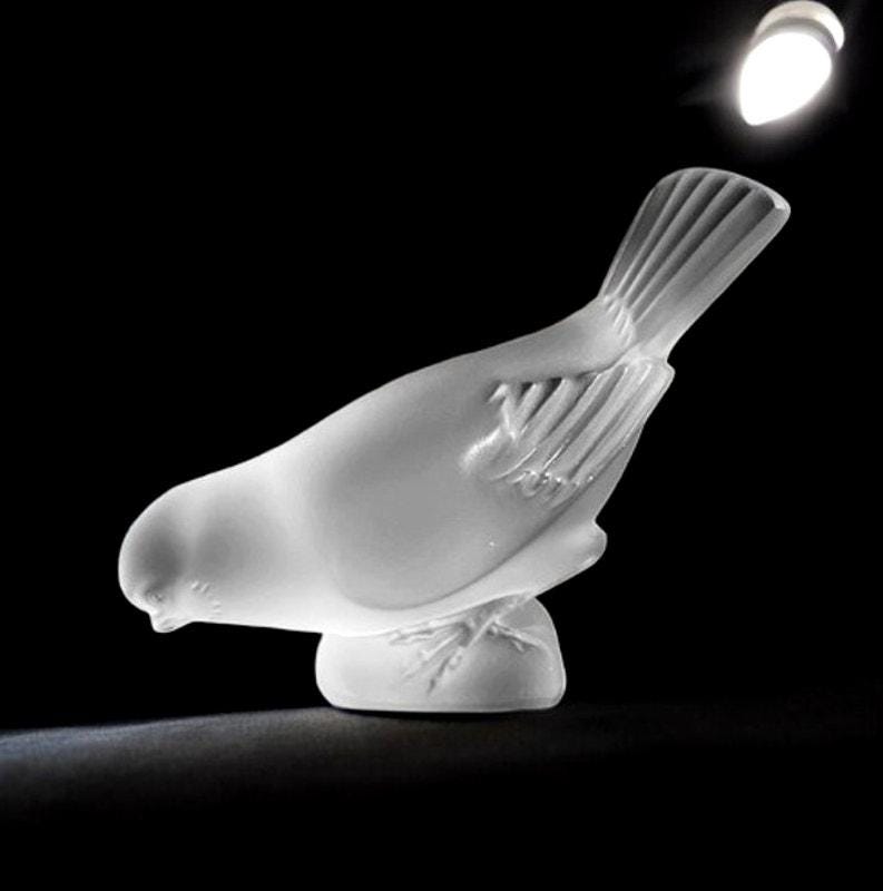 Lalique Bird - Etsy