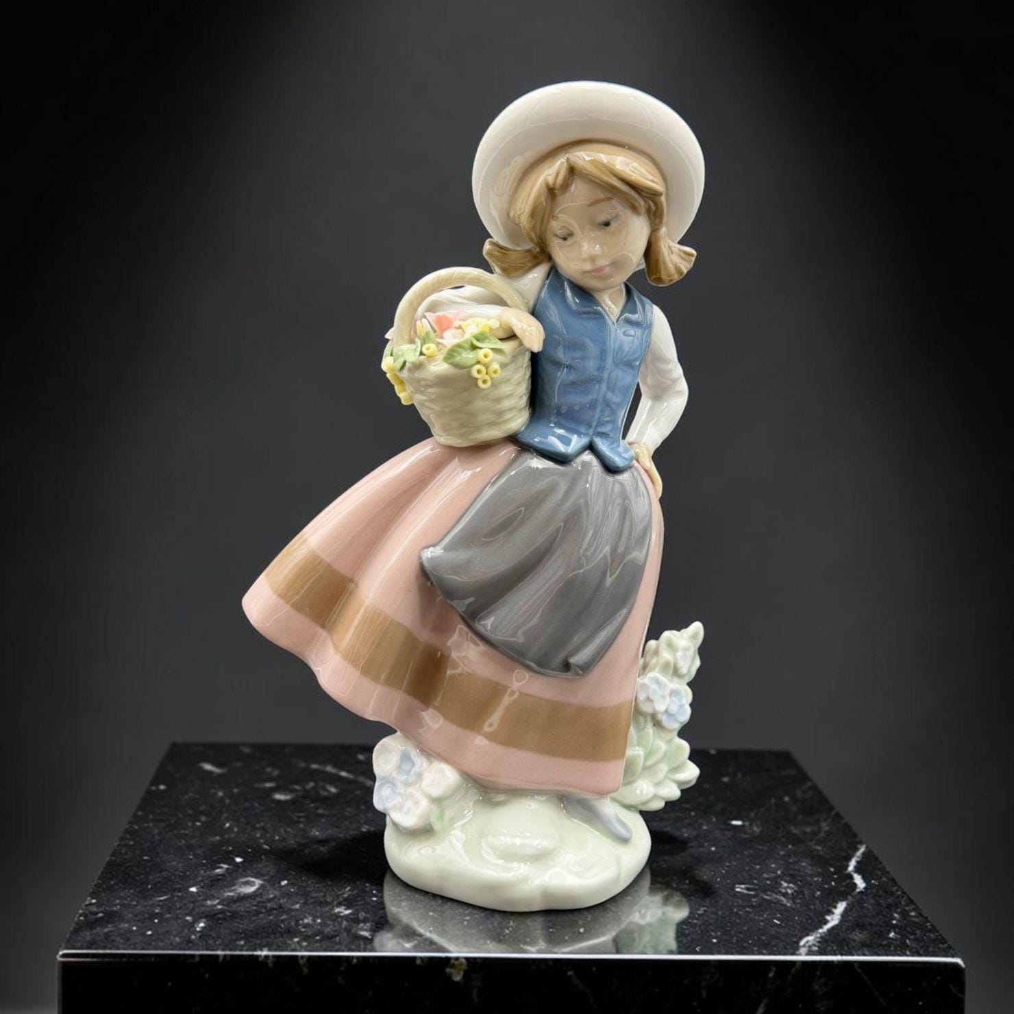 Lladro Flower Basket - Etsy